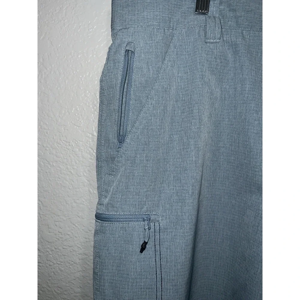 Huk Performance Shorts Men XXL Blue Utility Pockets Fishing Next Level Stretch